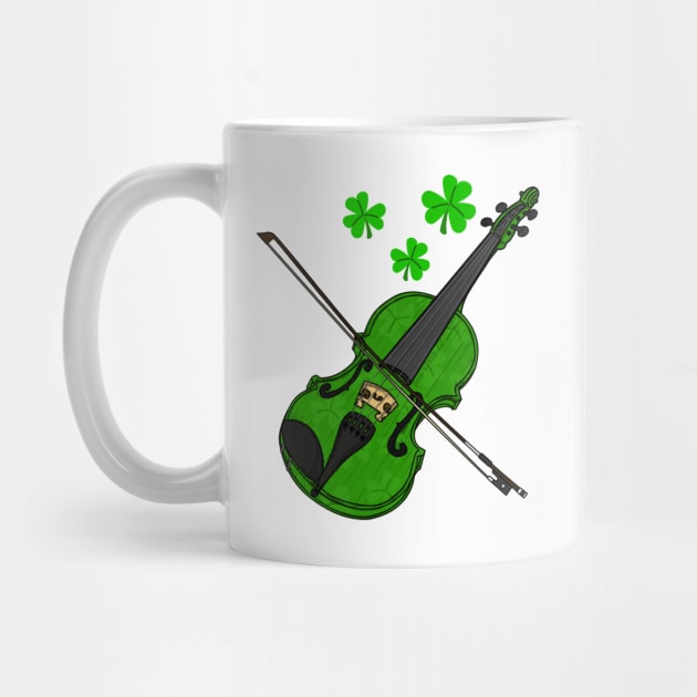 St. Patrick's Day Fiddle Violin Player Violinist by doodlerob